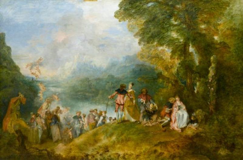 L’Embarquement pour Cythère, chef-d’œuvre Rococo d’Antoine Watteau, peintre XVIIIe siècle